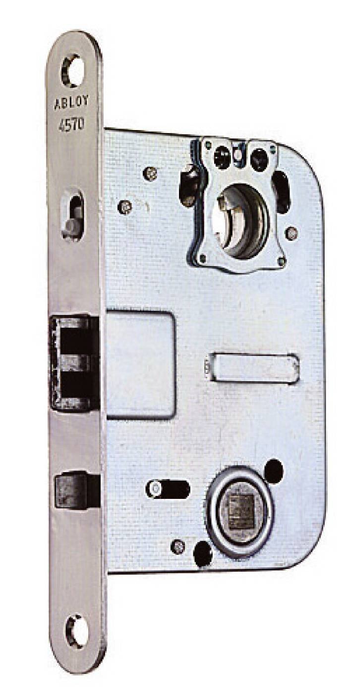 LÅSHUS 4570 ABLOY HÖGER FÖRKROMAT