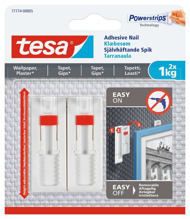 KROK SJÄLVHÄFTANDE TESA TAPET JUSTERBAR 1KG 2ST