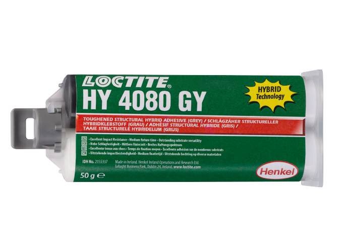 HYBRIDLIM LOCTITE 4080 CR50G, 2-K GRÅ, FÖR STRUKTURLIMNING