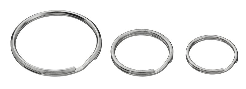 NYCKELRING MILLERS BLANK NICKEL 3 STORLEKAR