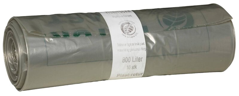 SOPSÄCK PLAST RETUR FÖR FOLIE HÅLPERFORERAD 800L
