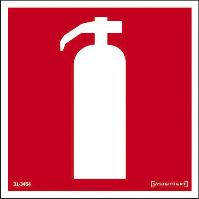DEKAL 313454 BRAND BRANDSLÄCKARE 80X80MM
